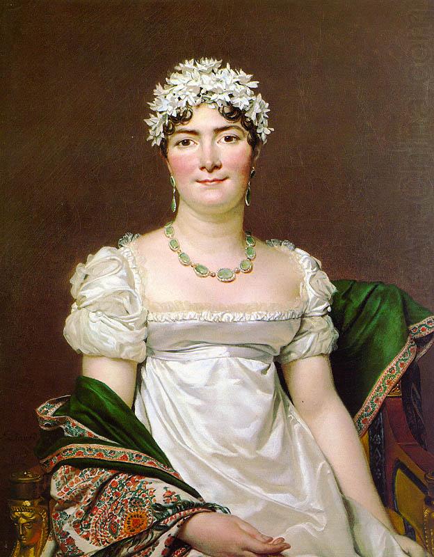 Jacques-Louis  David Portrait of Countess Daru oil painting picture